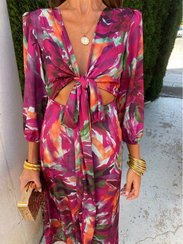 Tahliah - Elegant Dress with Cut-Out