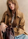 Avelisse -  Timeless Spring Coat with Subtle Checked Lining