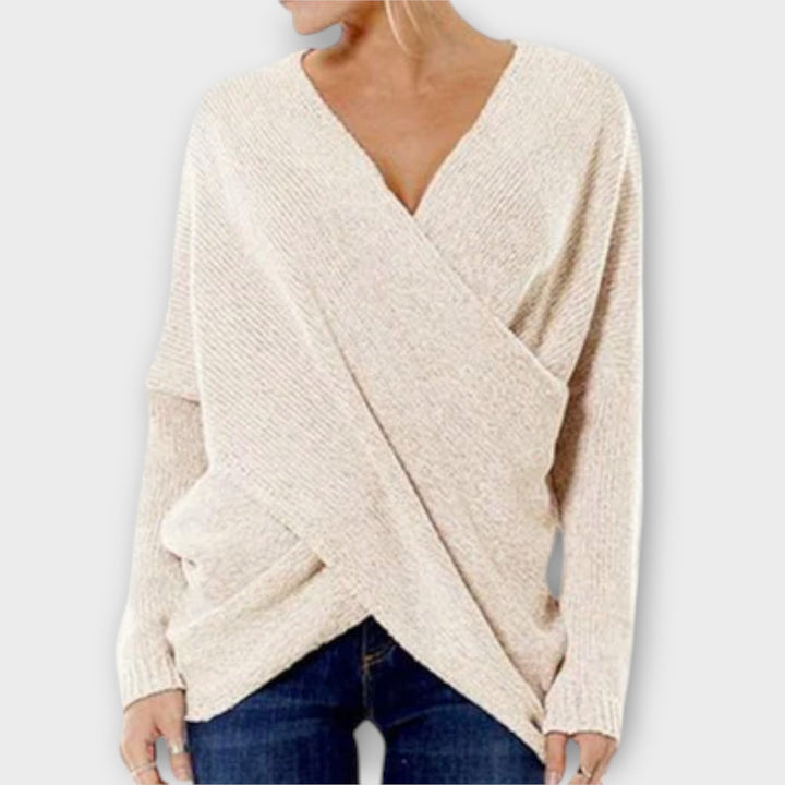 Justine - Crossed sweater